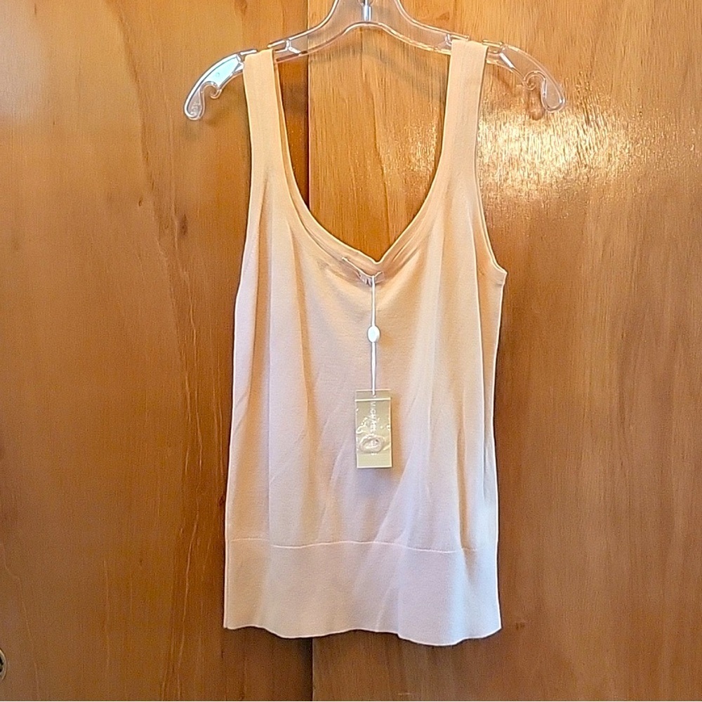 MICHAEL KORS COLLECTION | 100% Cashmere Sleeveless Top